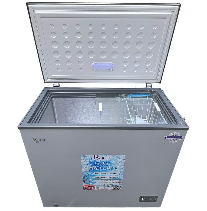 Congélateur Coffre ROCH RCF‑230B‑B – 230 Litres – Gris – Tropicalisé