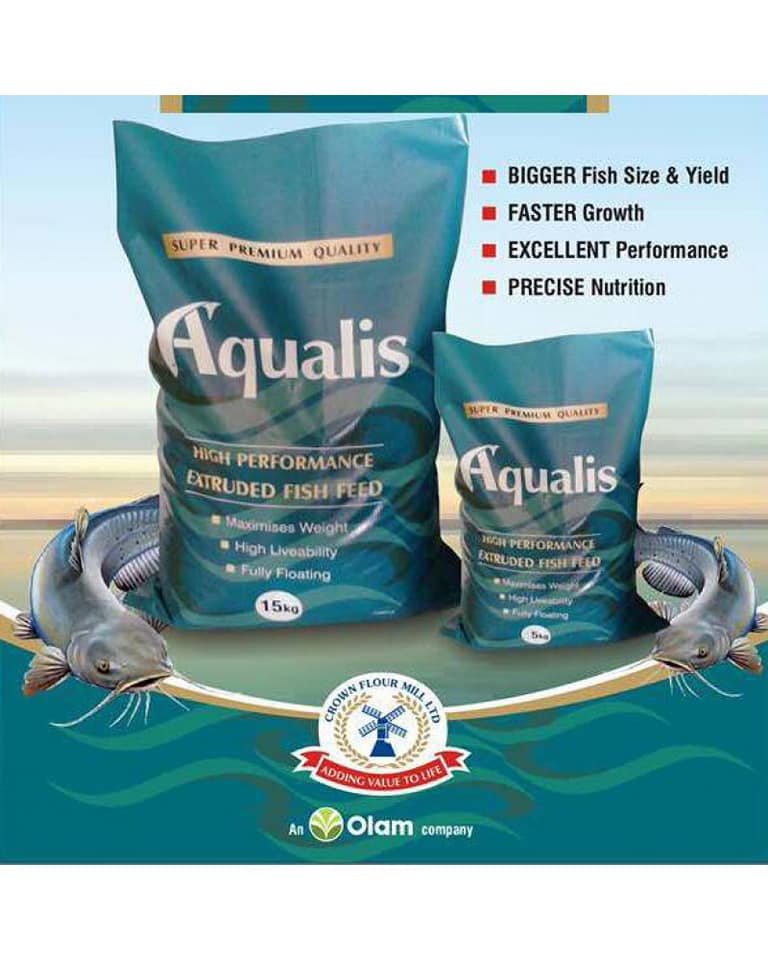 aliment de poisson Aqualis en sac de 15 kg tailles: 6mm – Image 2