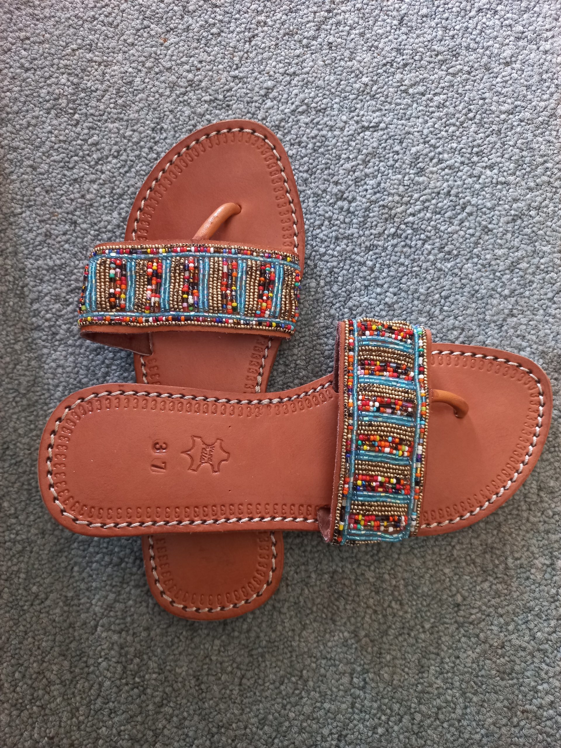 sandale africaine à perles. pointure: 37,38,39,40. – Image 6