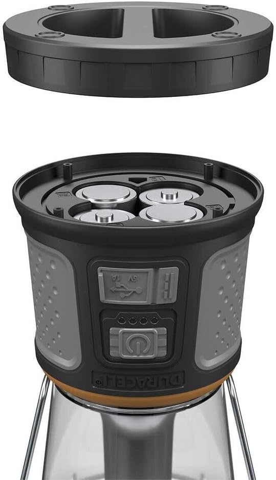 lampe rechargeable (Duracell 2000 lumen tri-power rechargeable lantern Solar power) – Image 2